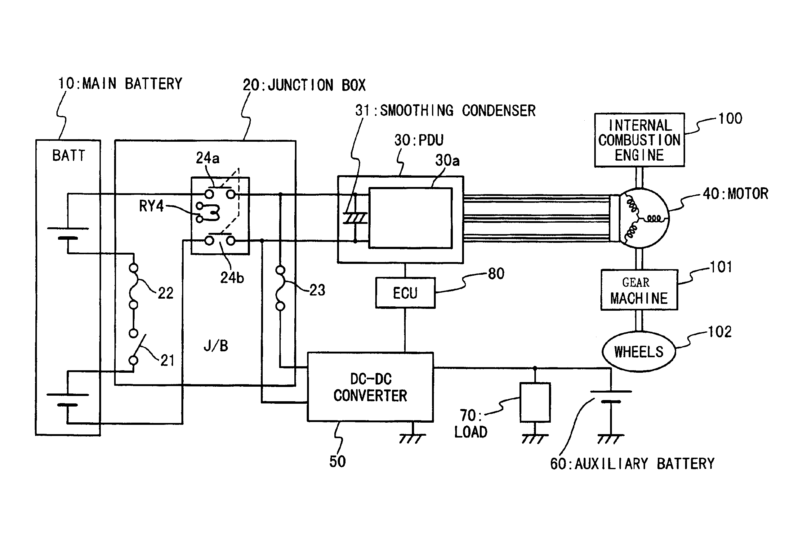 Power supply apparatus and electric vehicle using the same