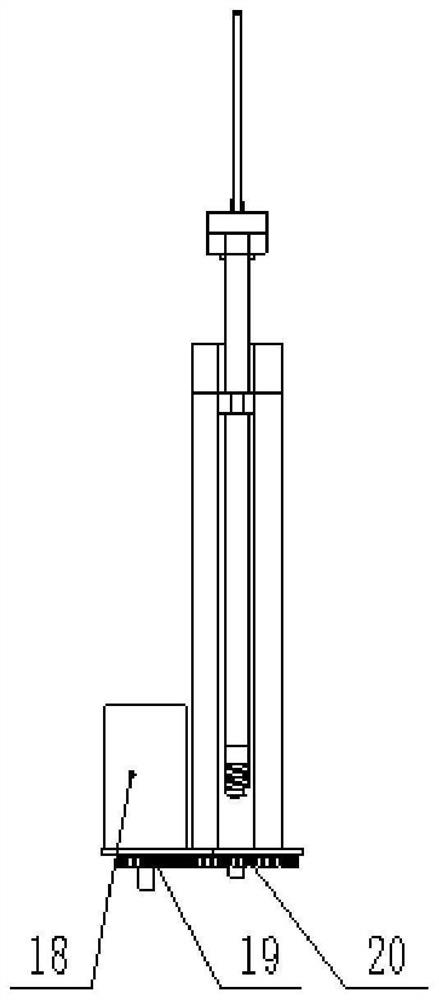 Distribution network hot-line work wire lifting device