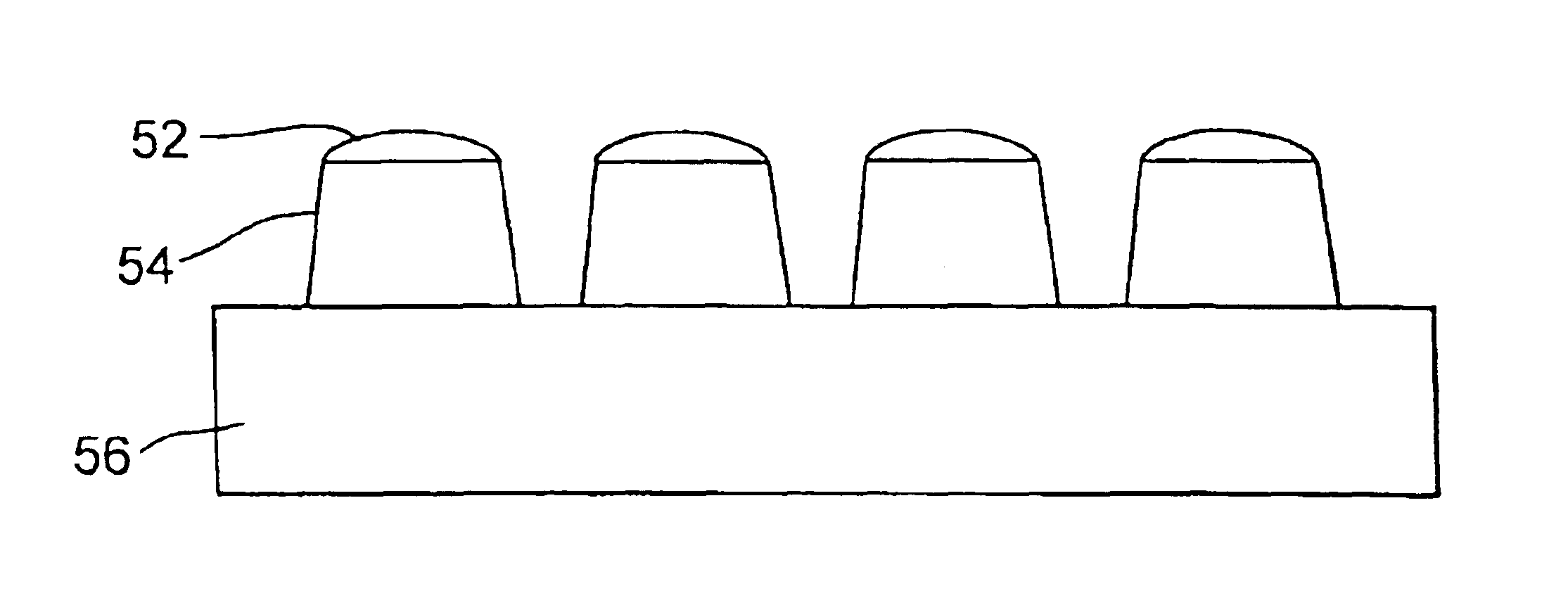 Method for using a hard mask for critical dimension growth containment