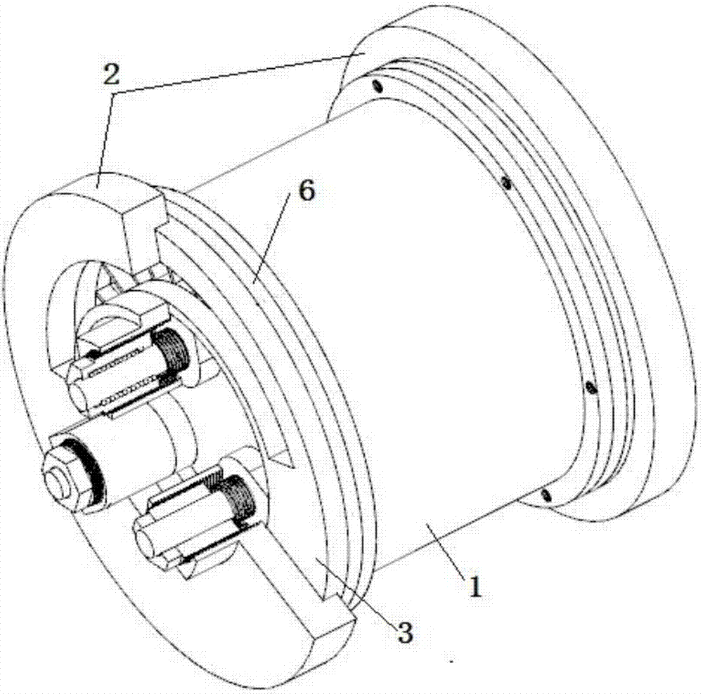 A kind of internal combustion wave rotor with movable end cover and sealing method thereof