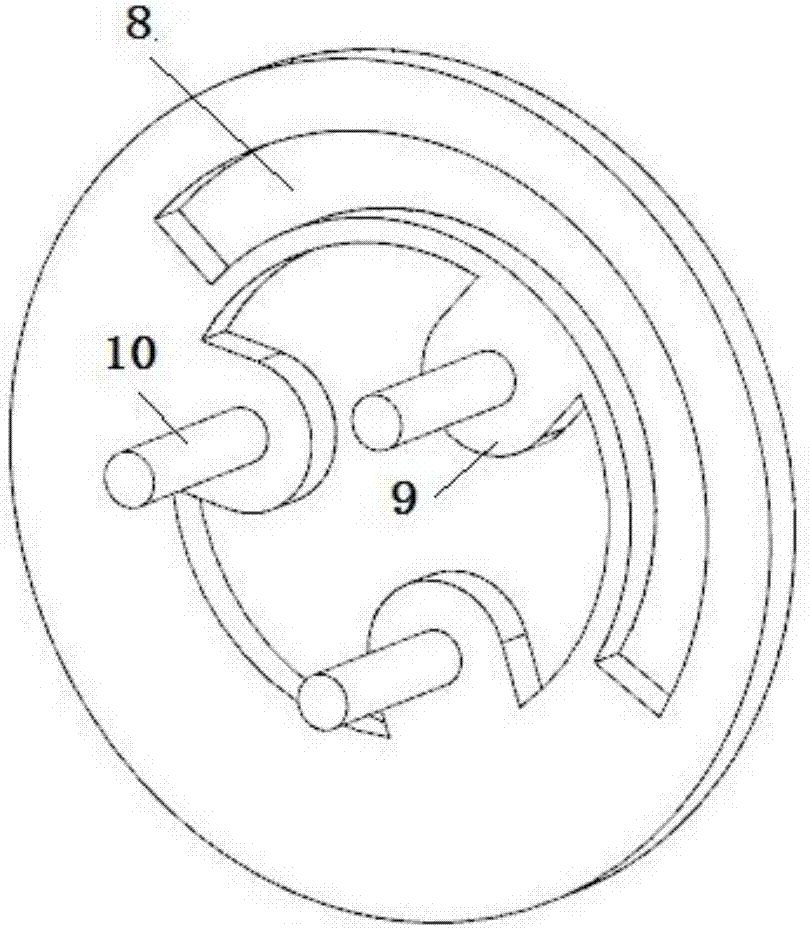 A kind of internal combustion wave rotor with movable end cover and sealing method thereof