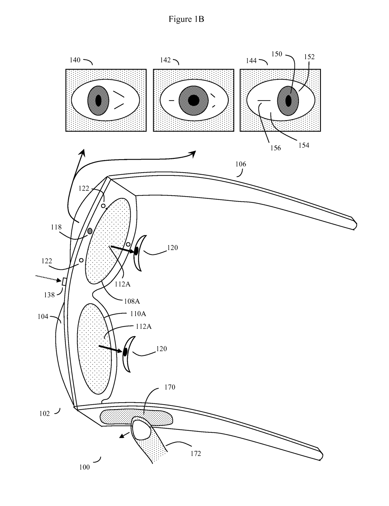 Eye-wearable device user interface and method