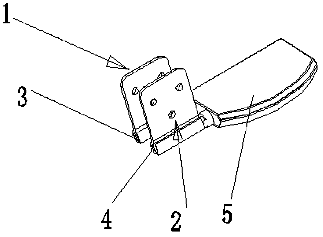 Computer rotating shaft positioning mechanism
