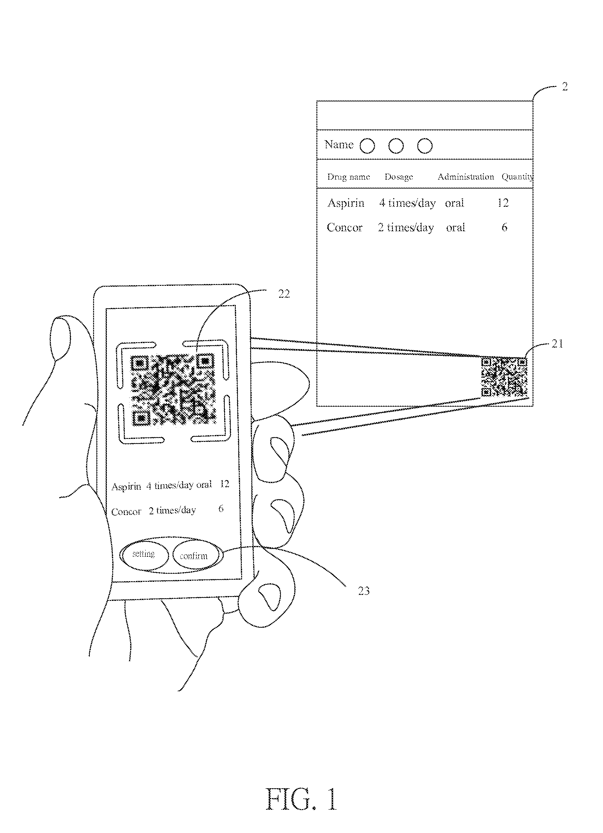 Assistance device for medication compliance