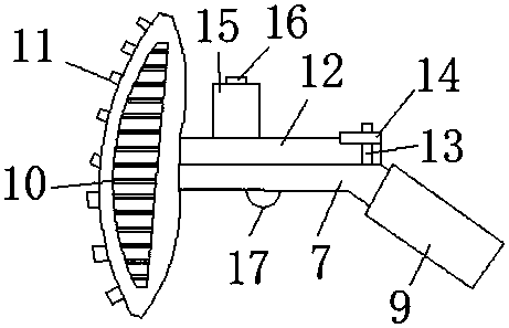 An ironing machine with a spraying device