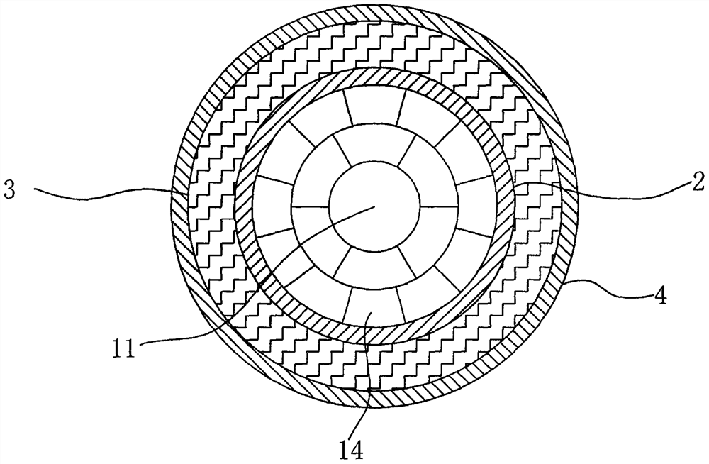 A medium-voltage aluminum alloy aerial insulated cable and its preparation method