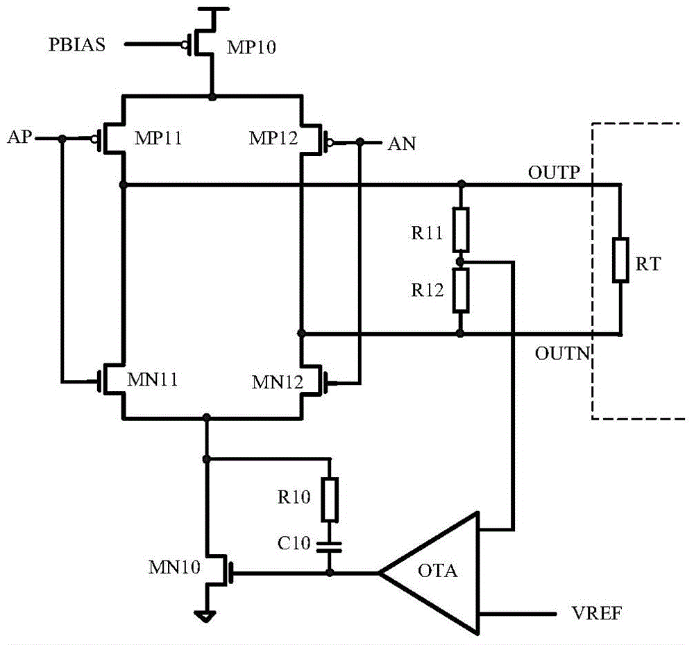 Low-noise low-voltage differential signal transmitter