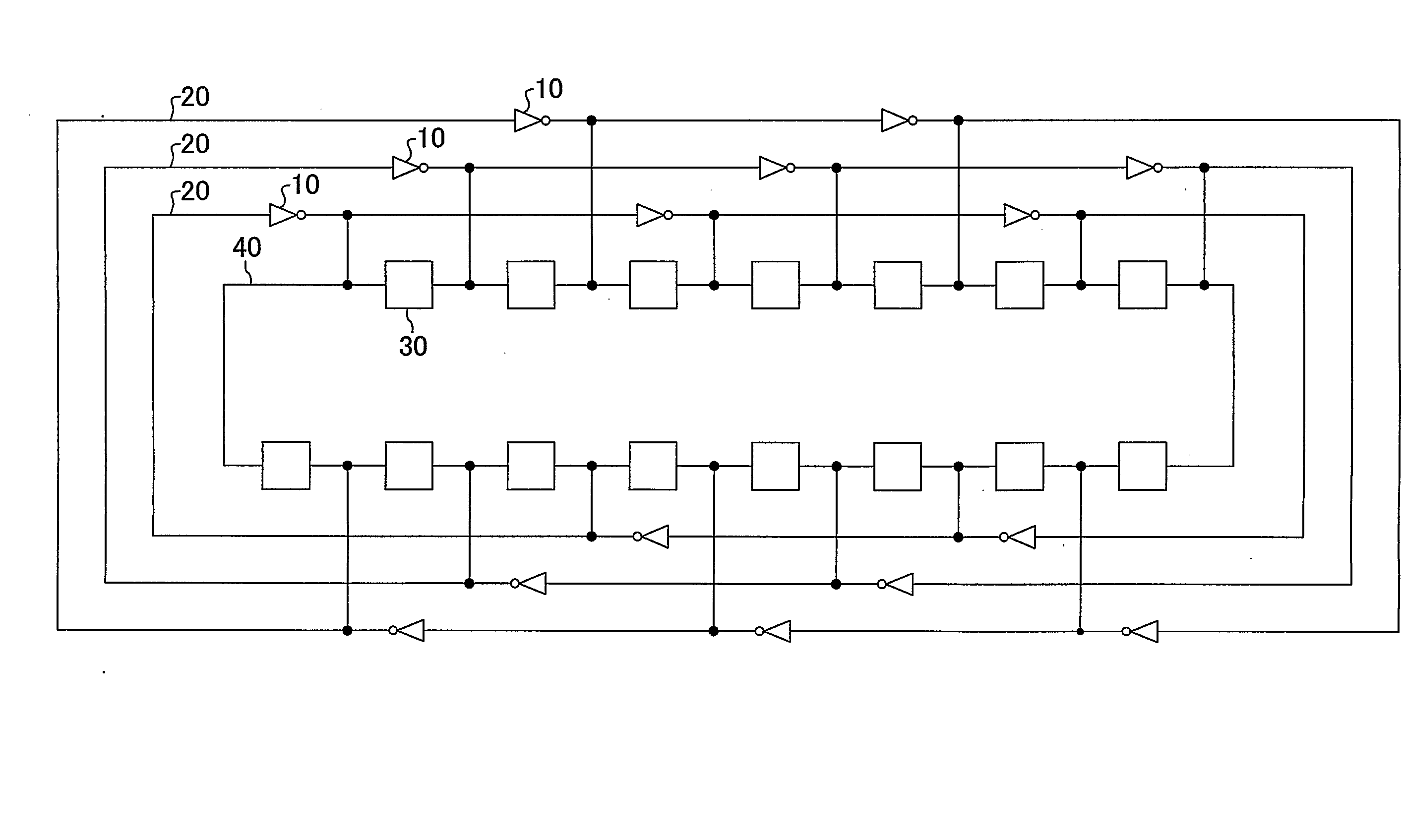 Coupled Ring Oscillator and Method for Laying Out the Same
