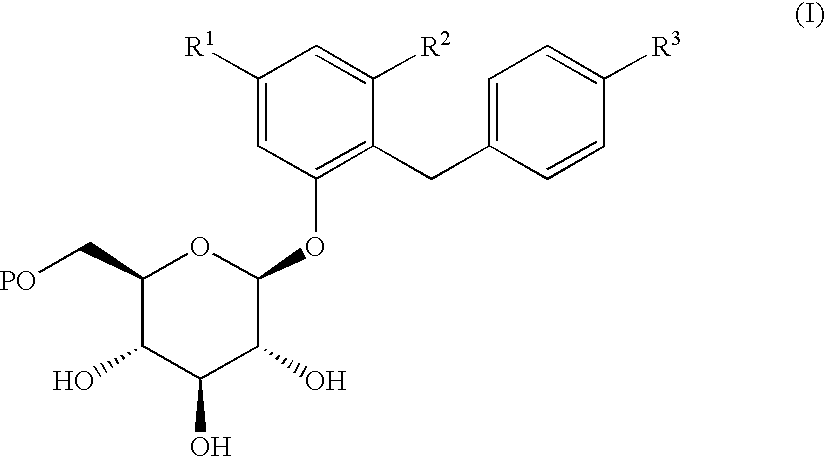 Glucopyranosyloxybenzylbenzene derivatives and medicinal use thereof