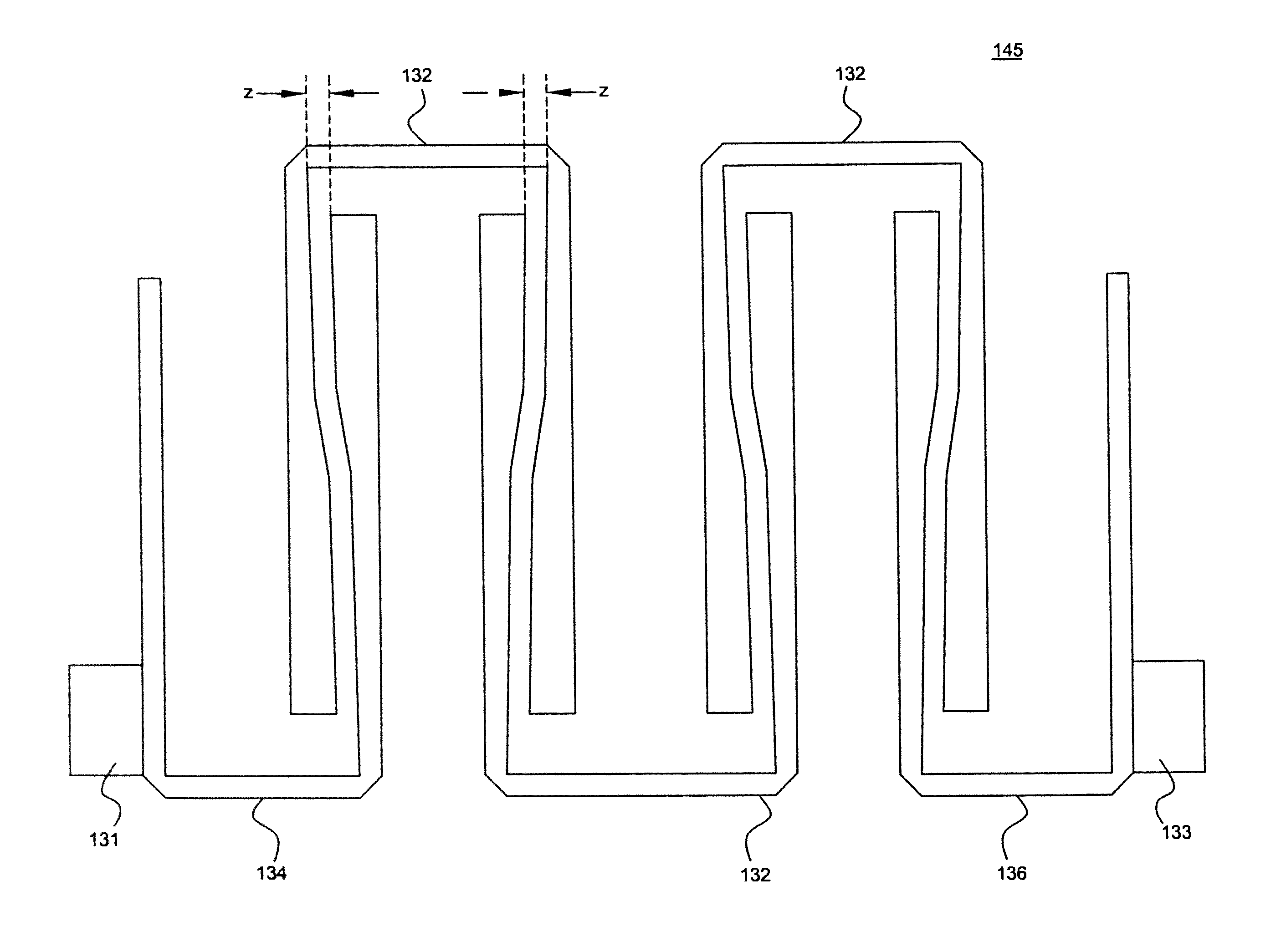 Hairpin microstrip bandpass filter