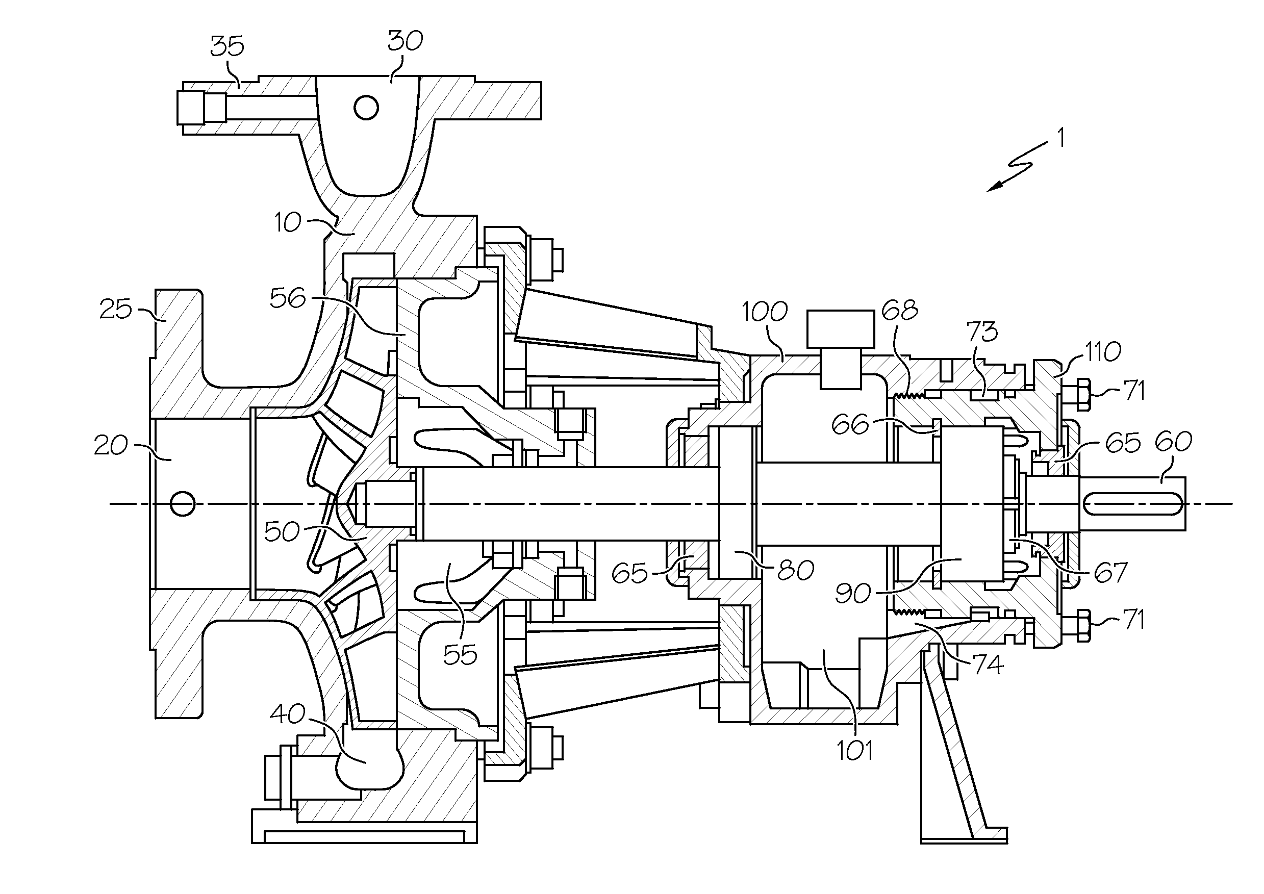 Bearing carrier with multiple lubrication slots
