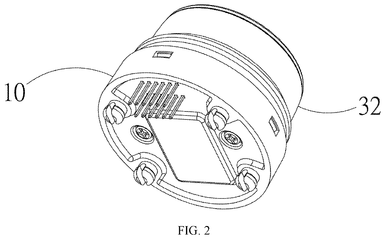 Push-type rotary switch with display function