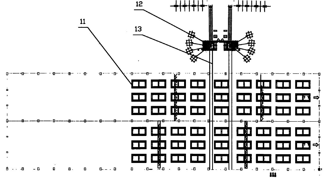 Track plate prefabrication concrete transport and distribution system