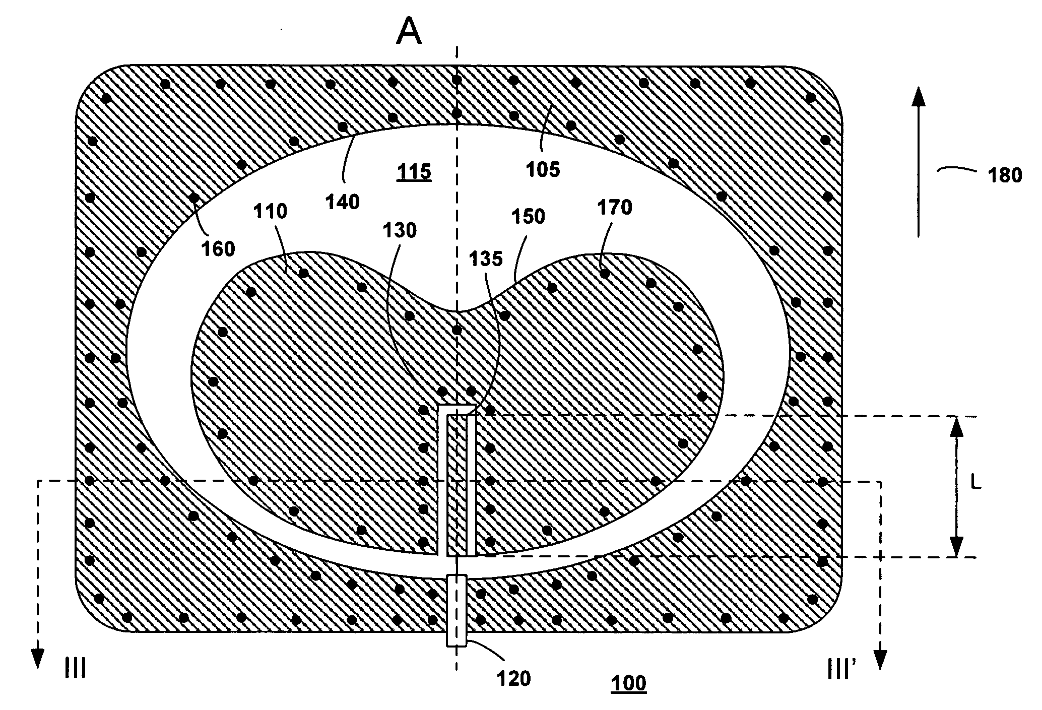 Frequency-notching antenna