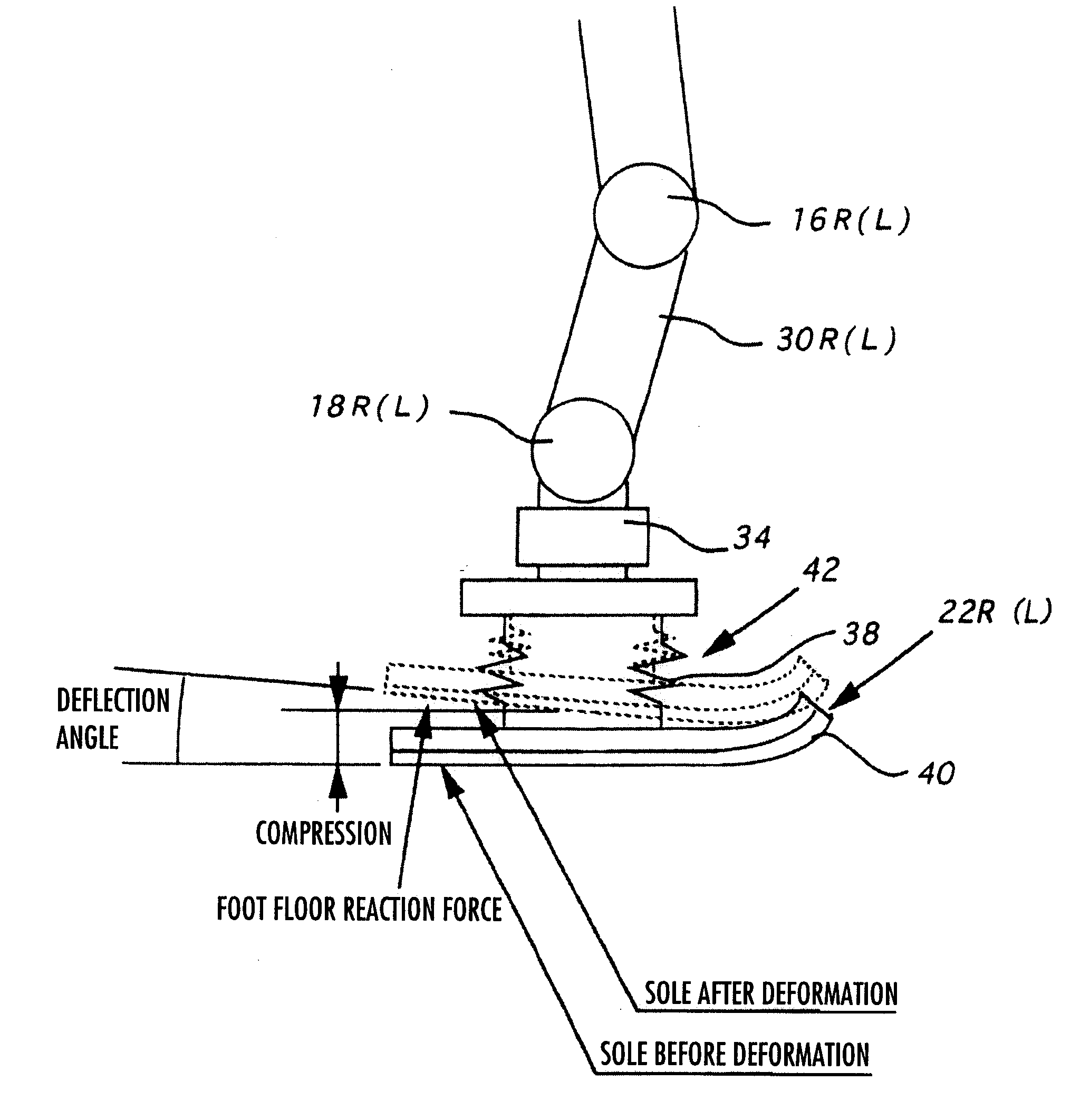 Legged Mobile Robot and Control Program for the Robot