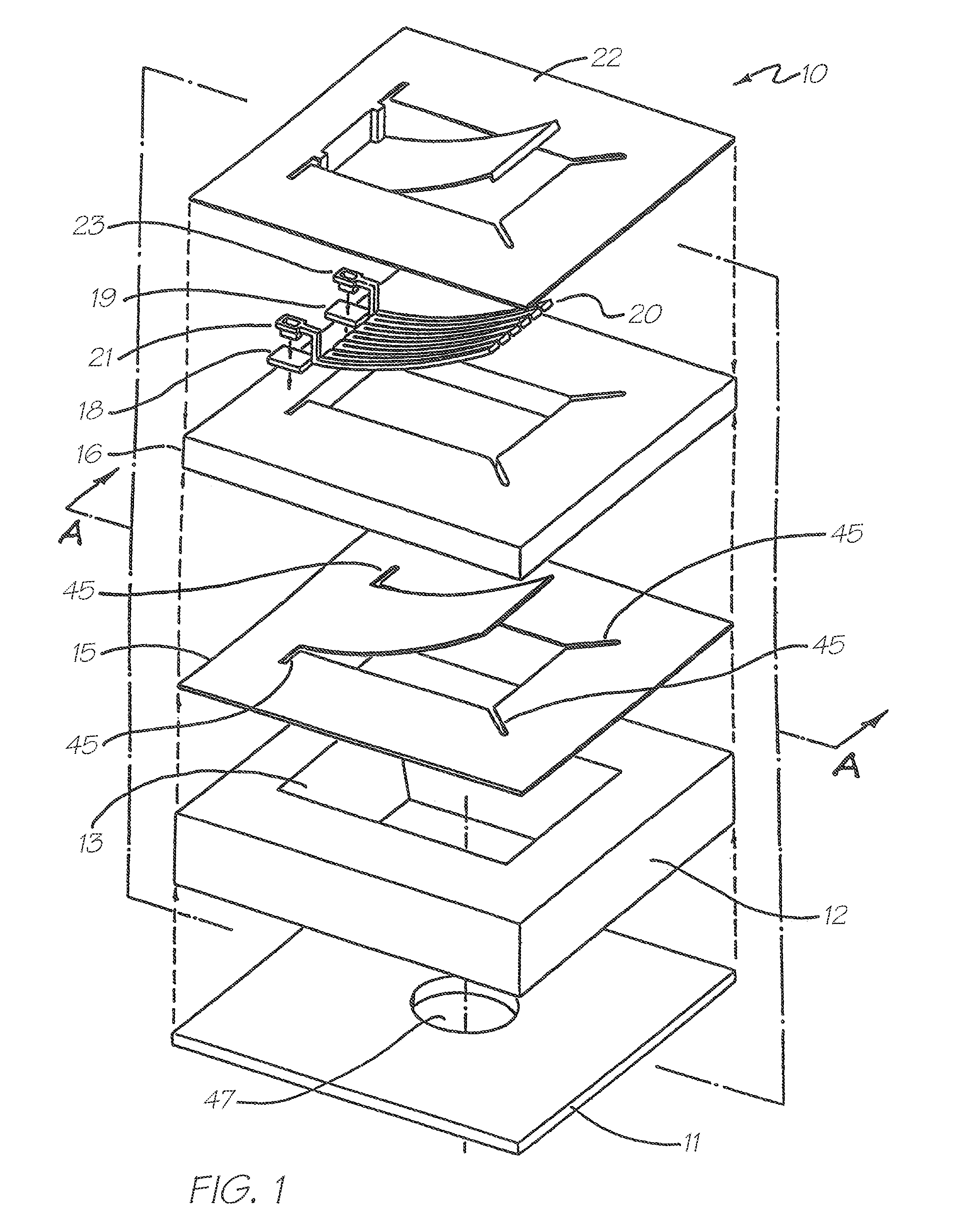 Method of forming printhead by removing sacrificial material through nozzle apertures