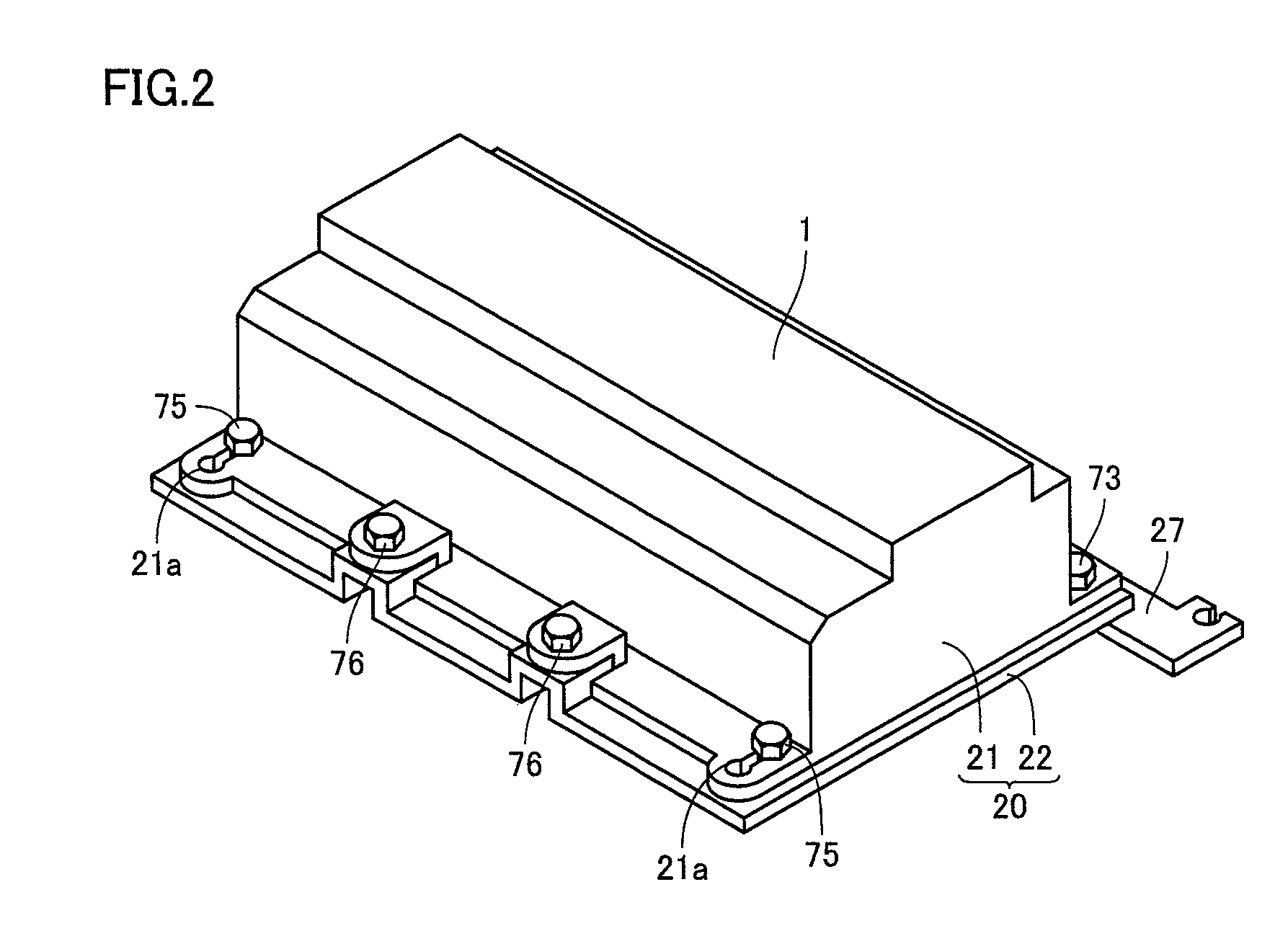 Structure mounting an electricity storage pack on a vehicle