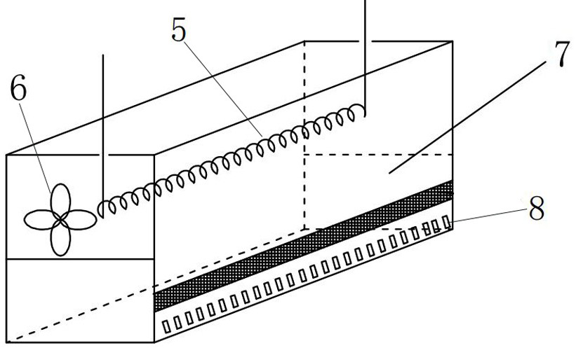 Solar power generation system guarantee device based on thermodynamic reverse circulation