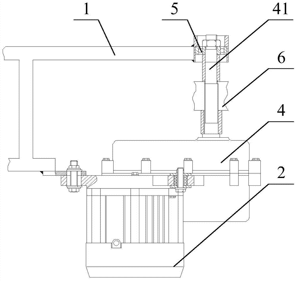 A side-mounted electric vehicle and its electric deceleration mechanism