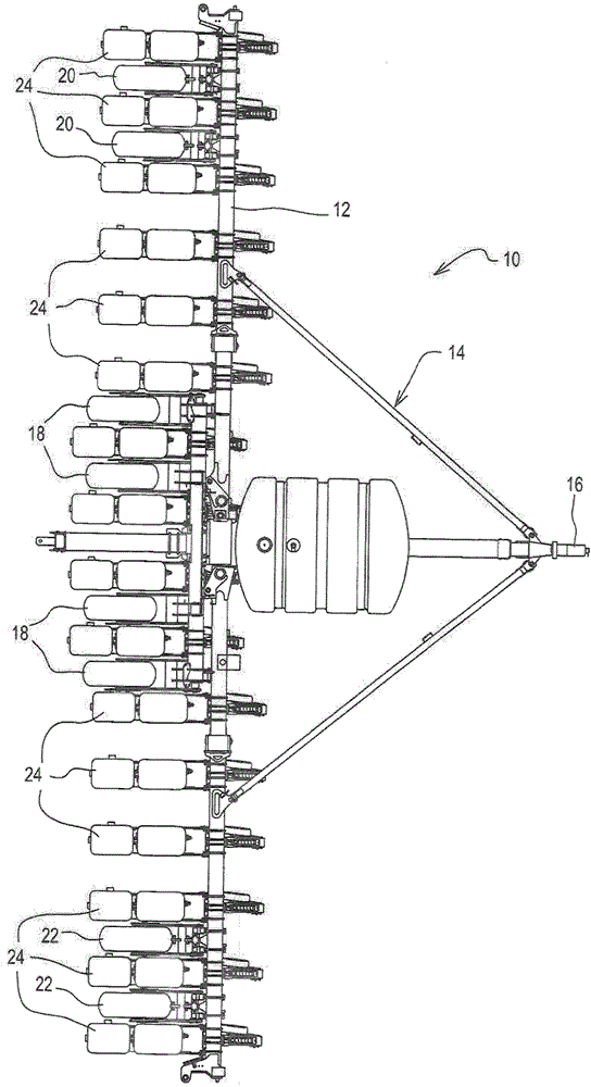 Seeding machine and method of operating a planting machine using separate seed metering controls