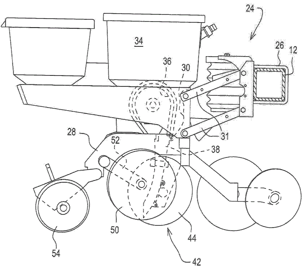 Seeding machine and method of operating a planting machine using separate seed metering controls