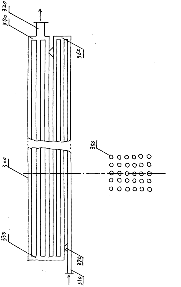 Direct-type sewage source heat pump device