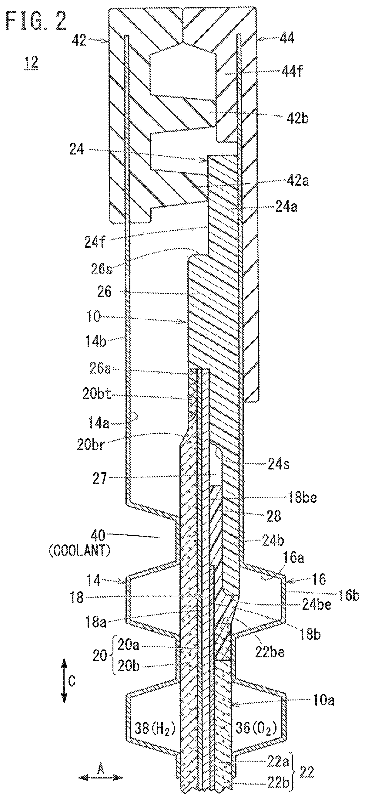 Resin frame equipped membrane electrode assembly for fuel cell and method of producing the same
