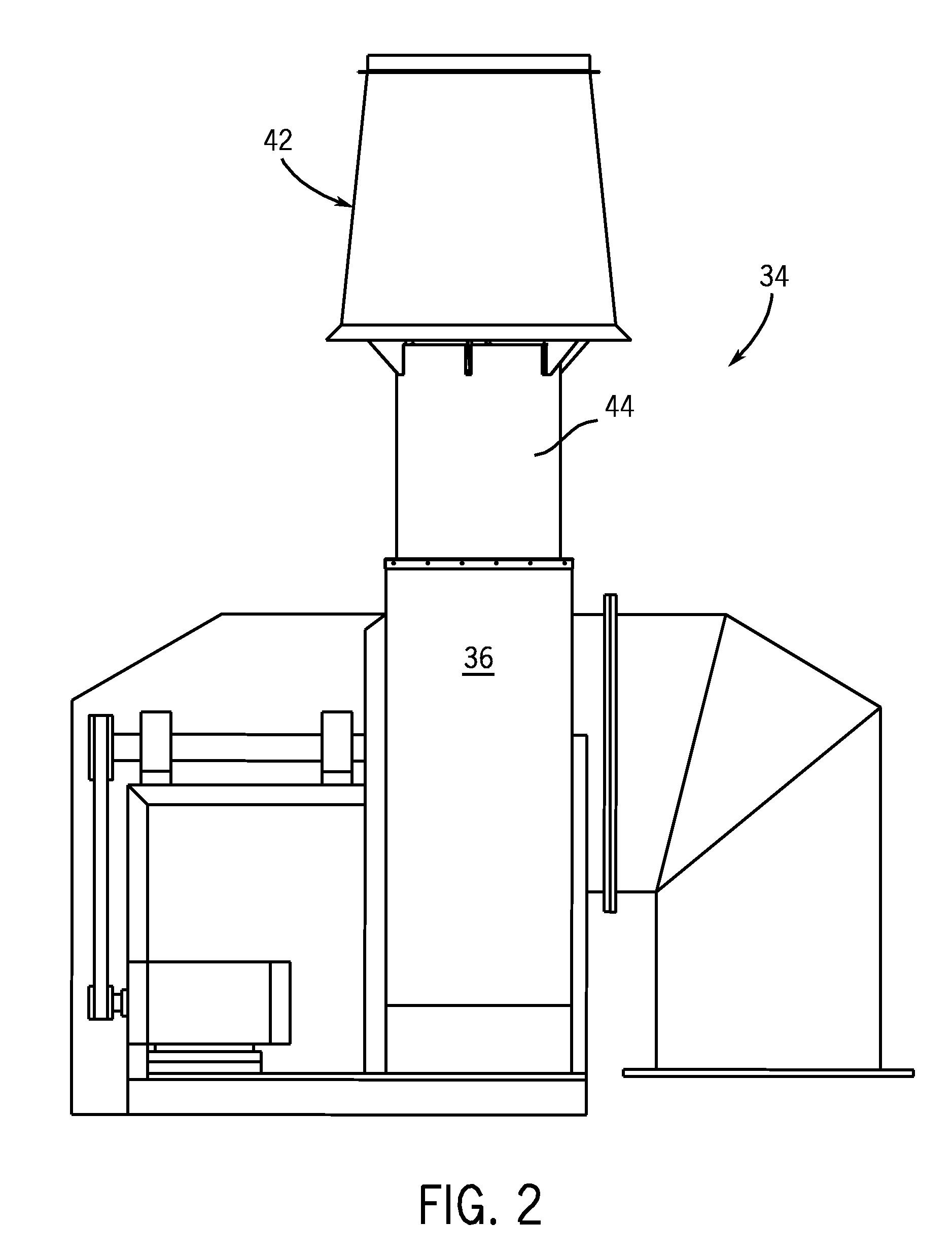 Exhaust fan assembly having H-out nozzle