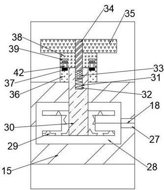 An additional device for removing sludge blocks attached to a filter press