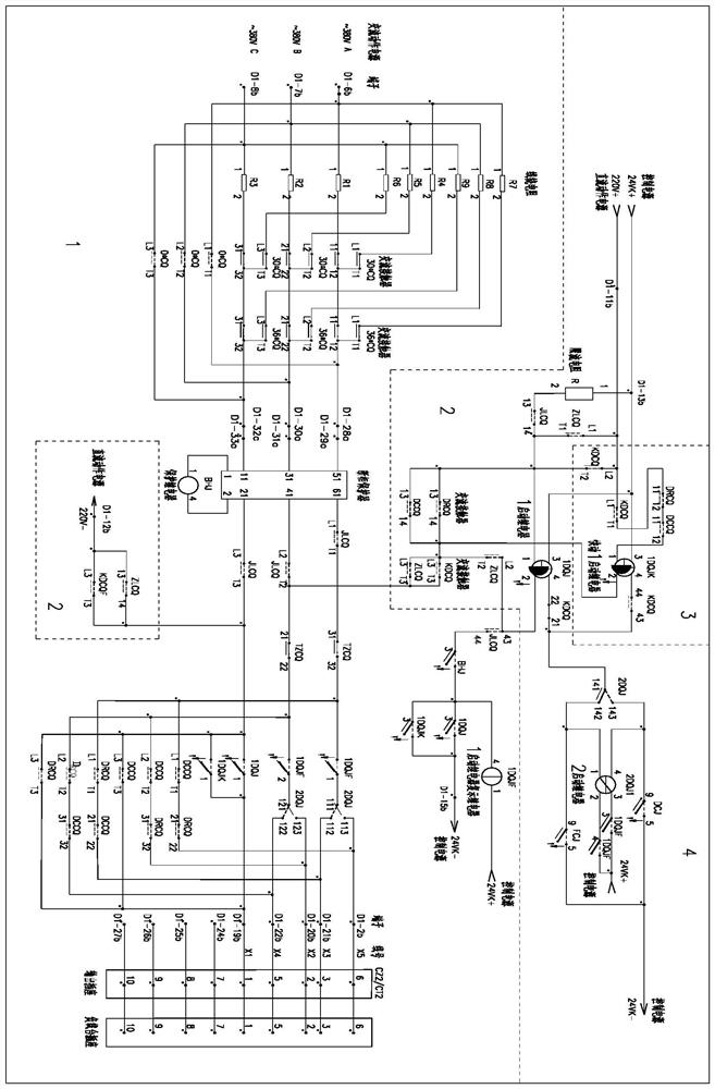 Circuit compatible with various switch machine actions and control method