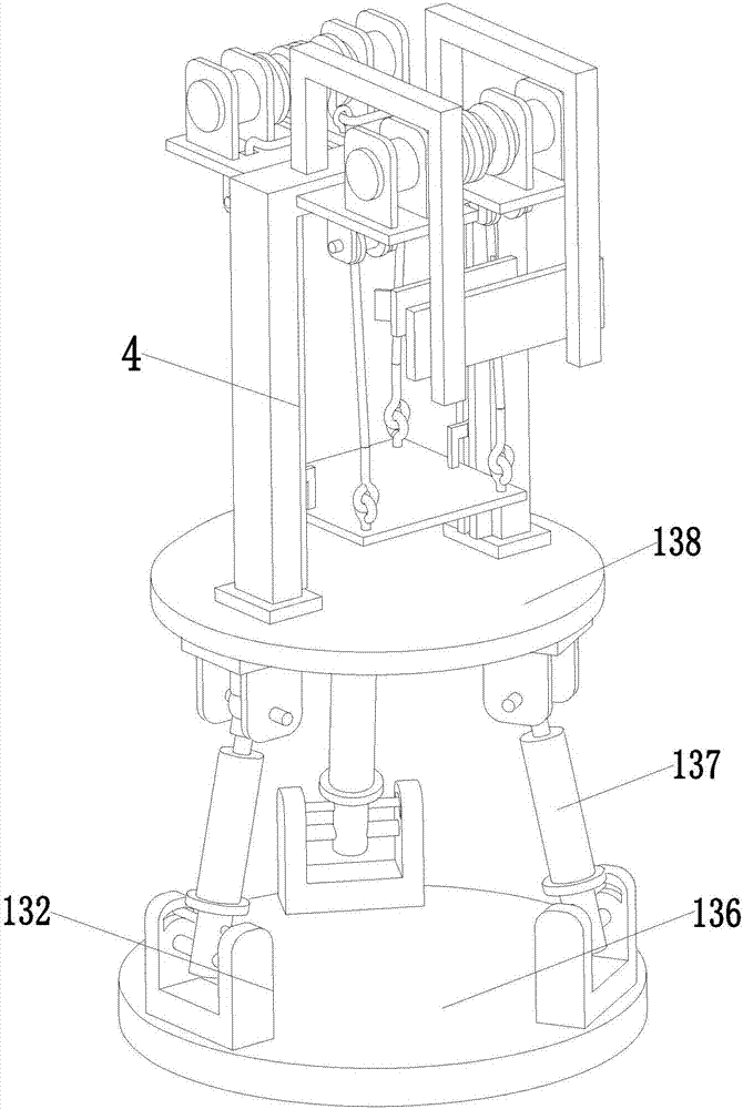 A special retaining wall lifting and handling equipment for anti-landslide