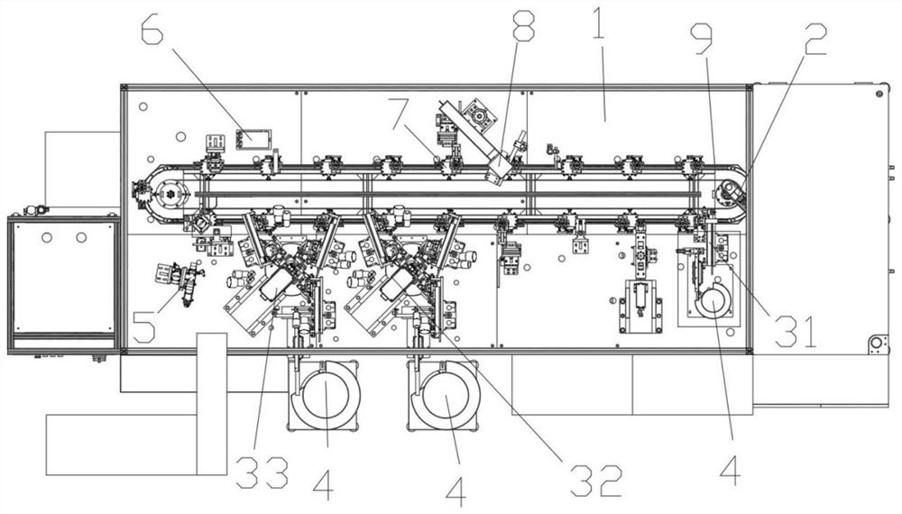 Manufacturing equipment and manufacturing method of oxygen sensor seat assembly