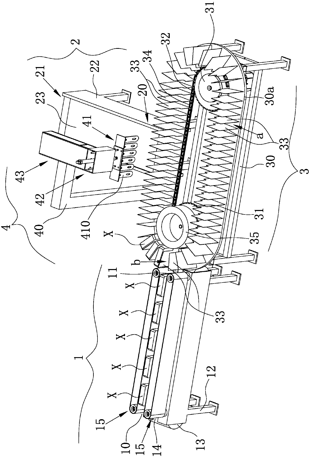 Automatic arranging conveying system facilitating product stacking or packing