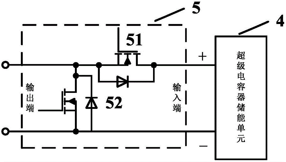 A cascaded multi-level supercapacitor energy storage system and discharge mode control method