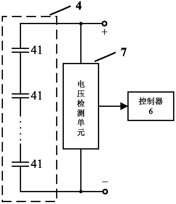 A cascaded multi-level supercapacitor energy storage system and discharge mode control method