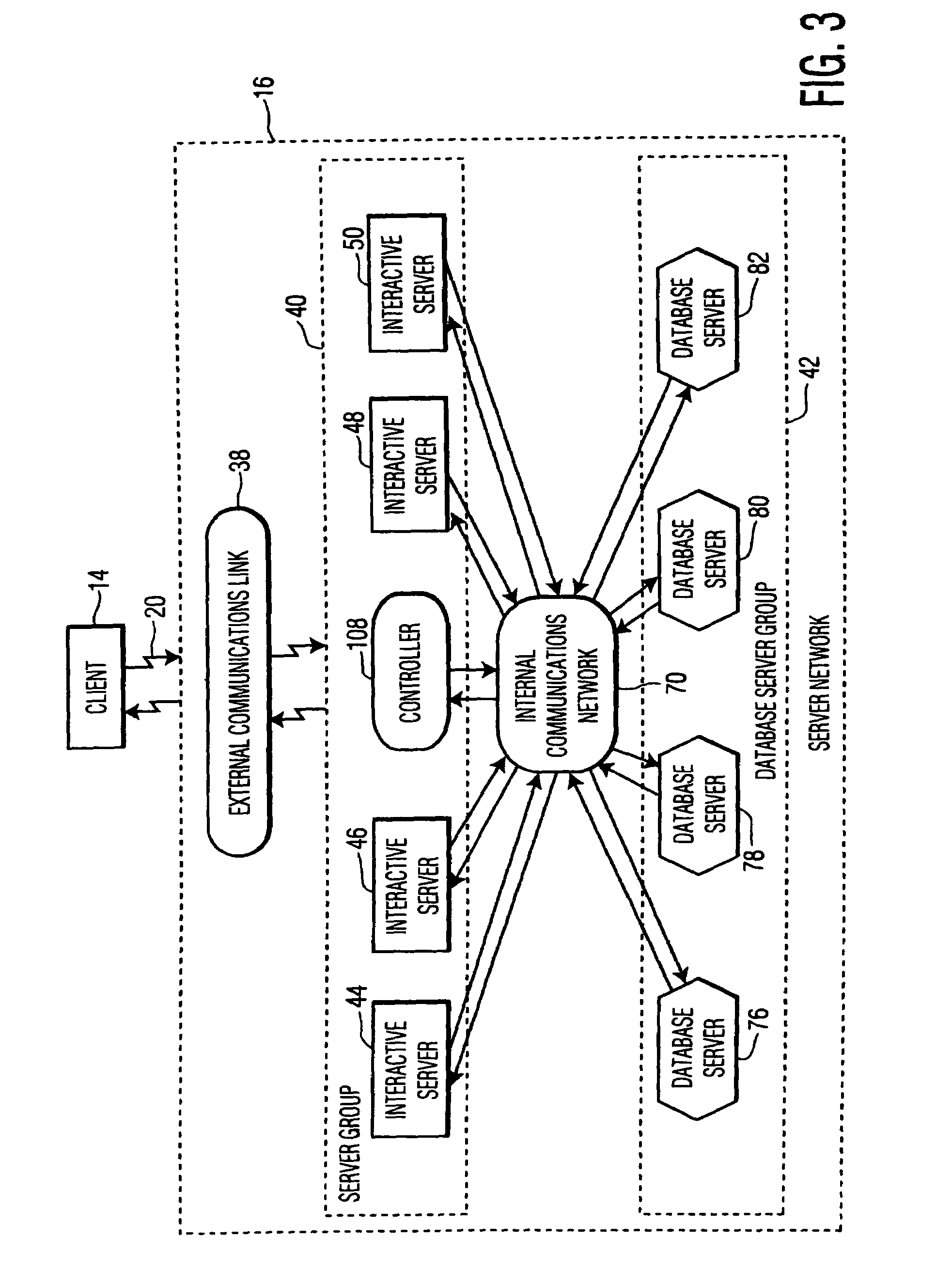Method and system for automatically configuring a client-server network