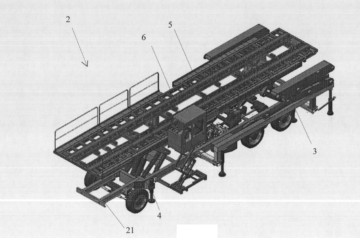 Military transportation platform vehicle