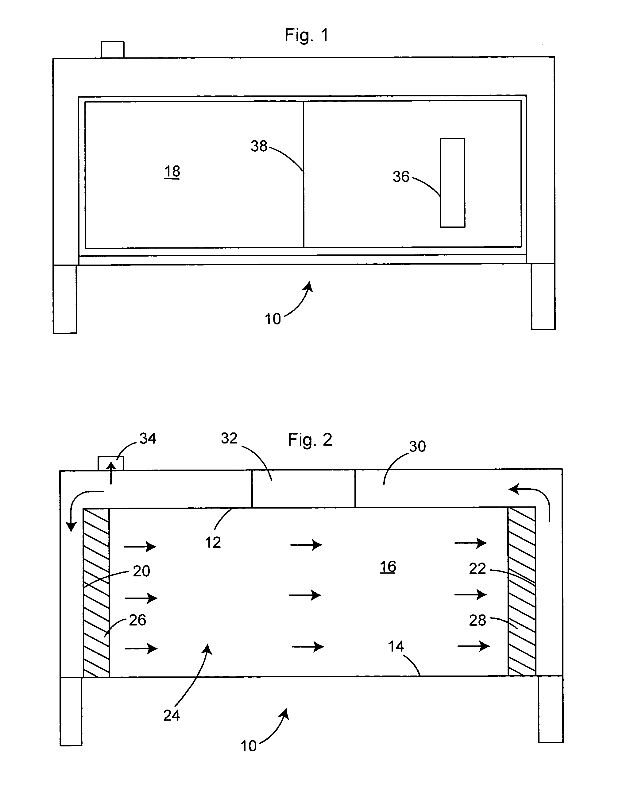 Lateral-flow biohazard safety enclosure