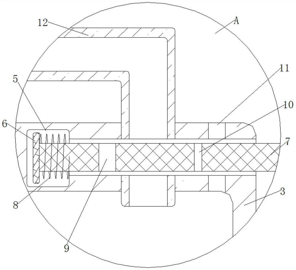 Energy-saving and environment-friendly automatic cleaning device for oil accumulating groove of range hood