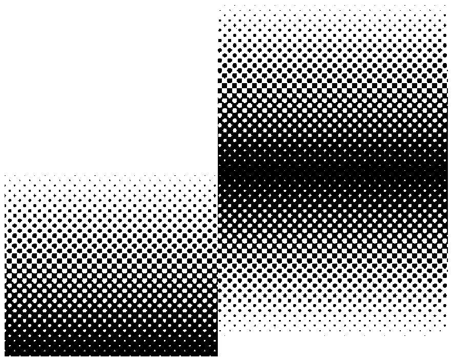 Printing method of colorful gradient print product