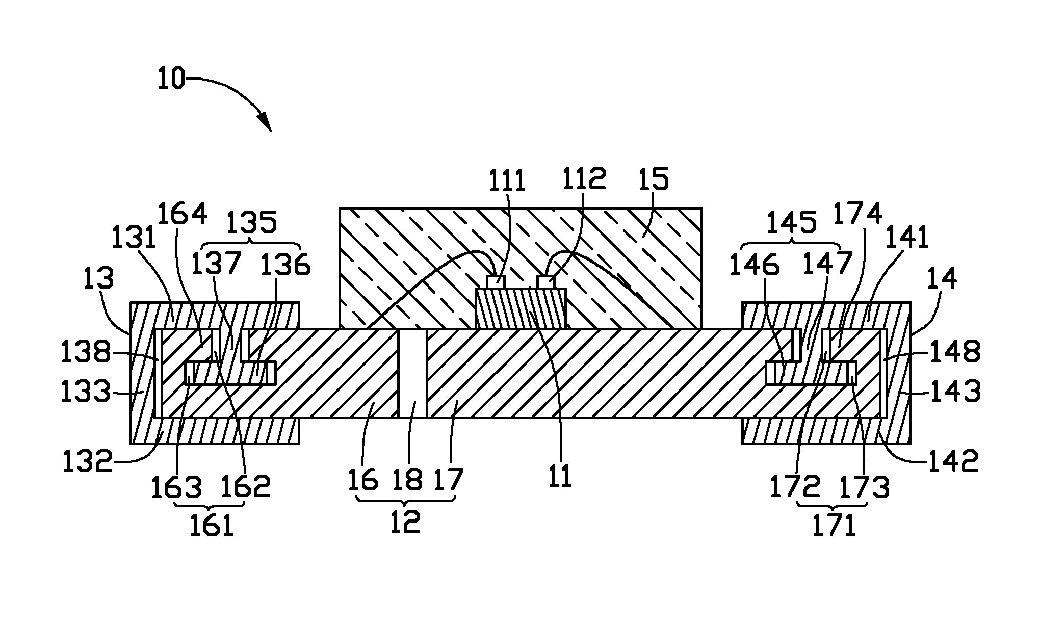 LED (Light Emitting Diode) packaging structure