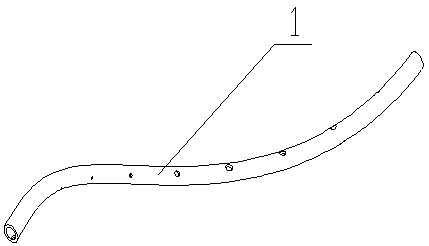 Pipeline dredging device for laying power construction cables