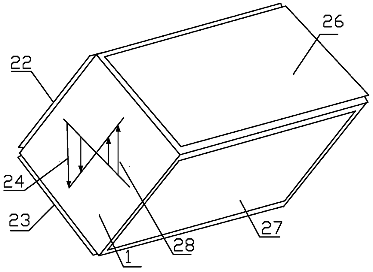 A four-electrode-based pulsed laser beam combining device and method thereof