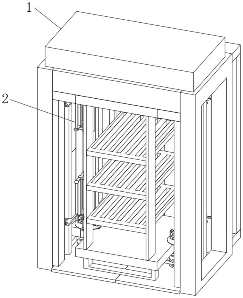 Moistureproof intelligent high-low voltage power distribution cabinet convenient for wire arrangement