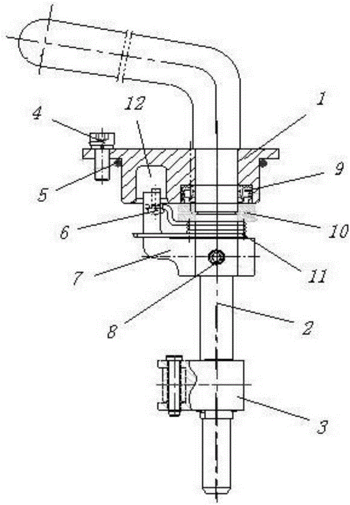 Manual switching device of electric actuator