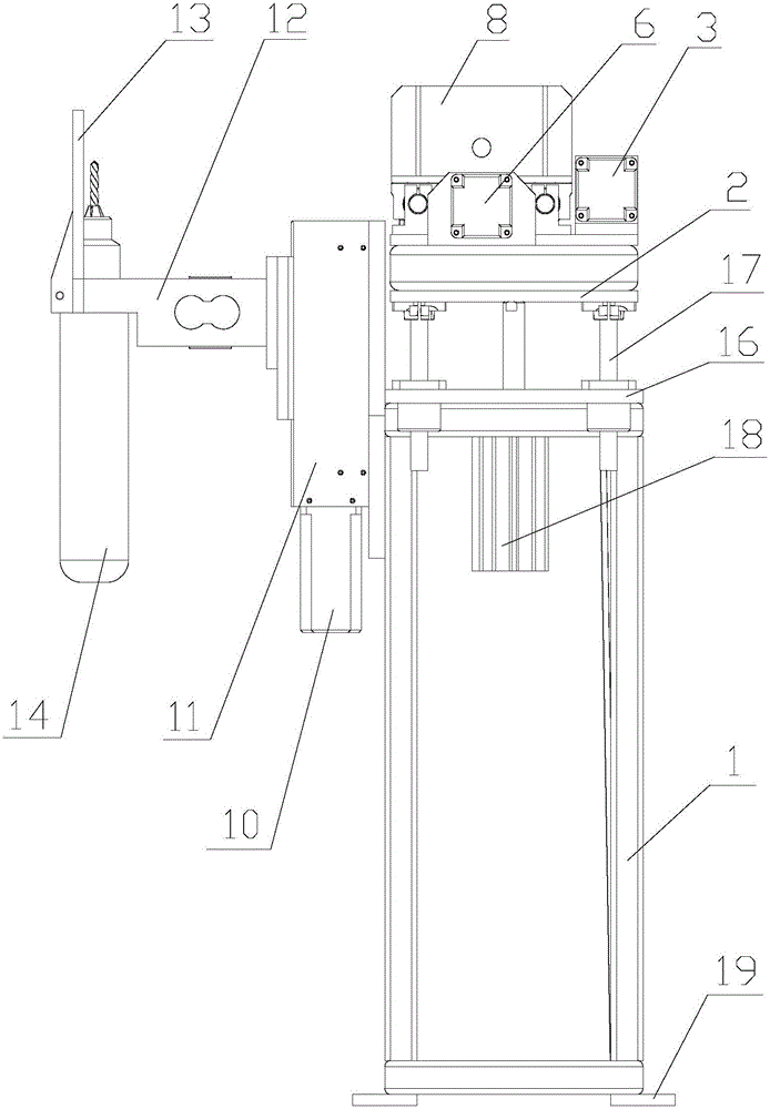 A drilling method for aluminum profiles with automatic conveying and positioning