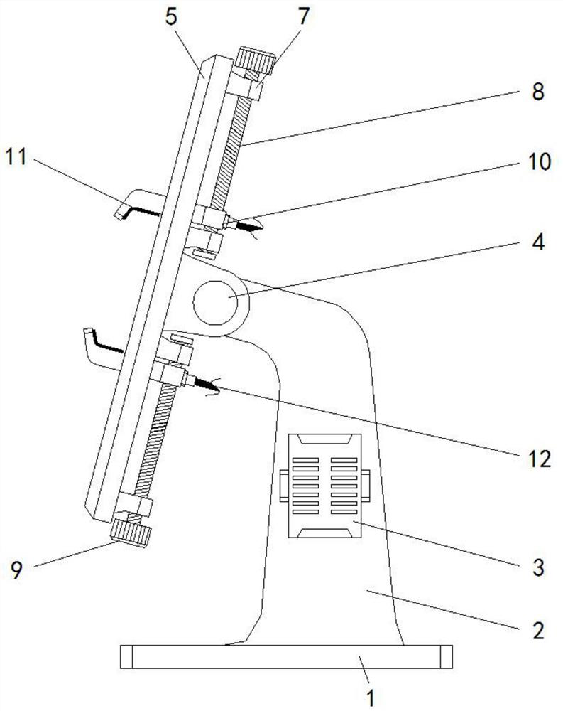 Anti-falling connecting device for electronic product display