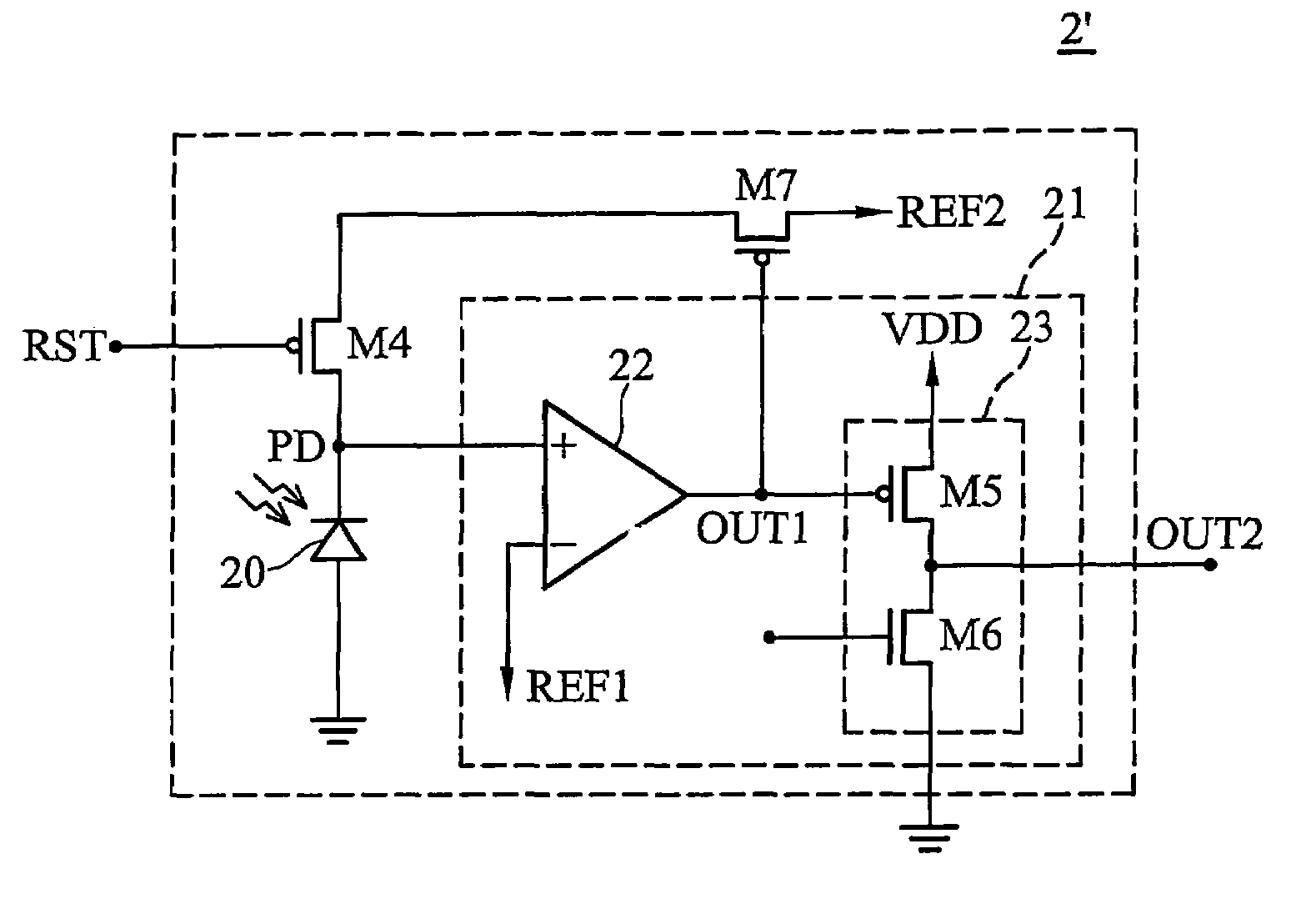 Digital pixel sensor with clock count output and operating method thereof
