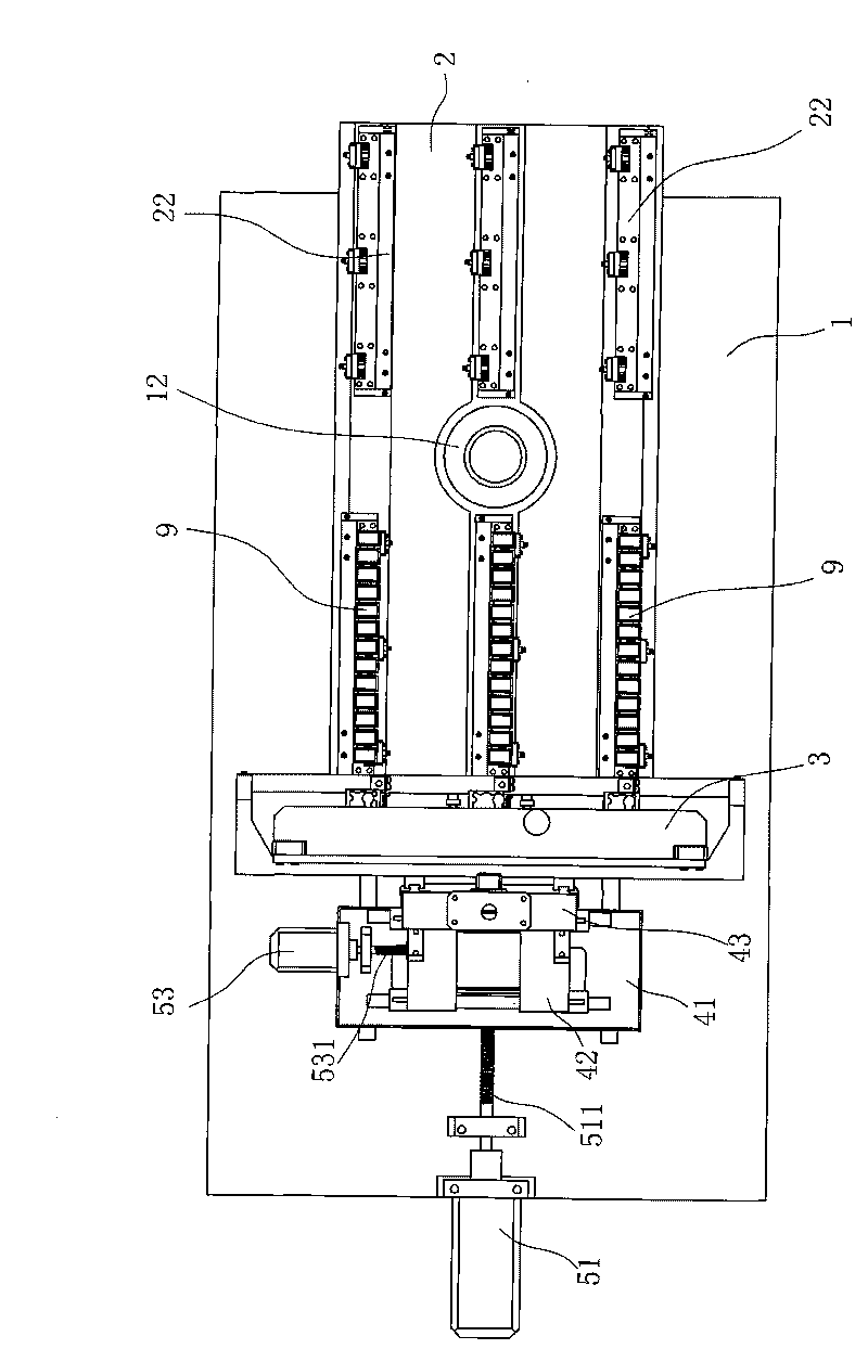 Automatic winding machine of motor iron core