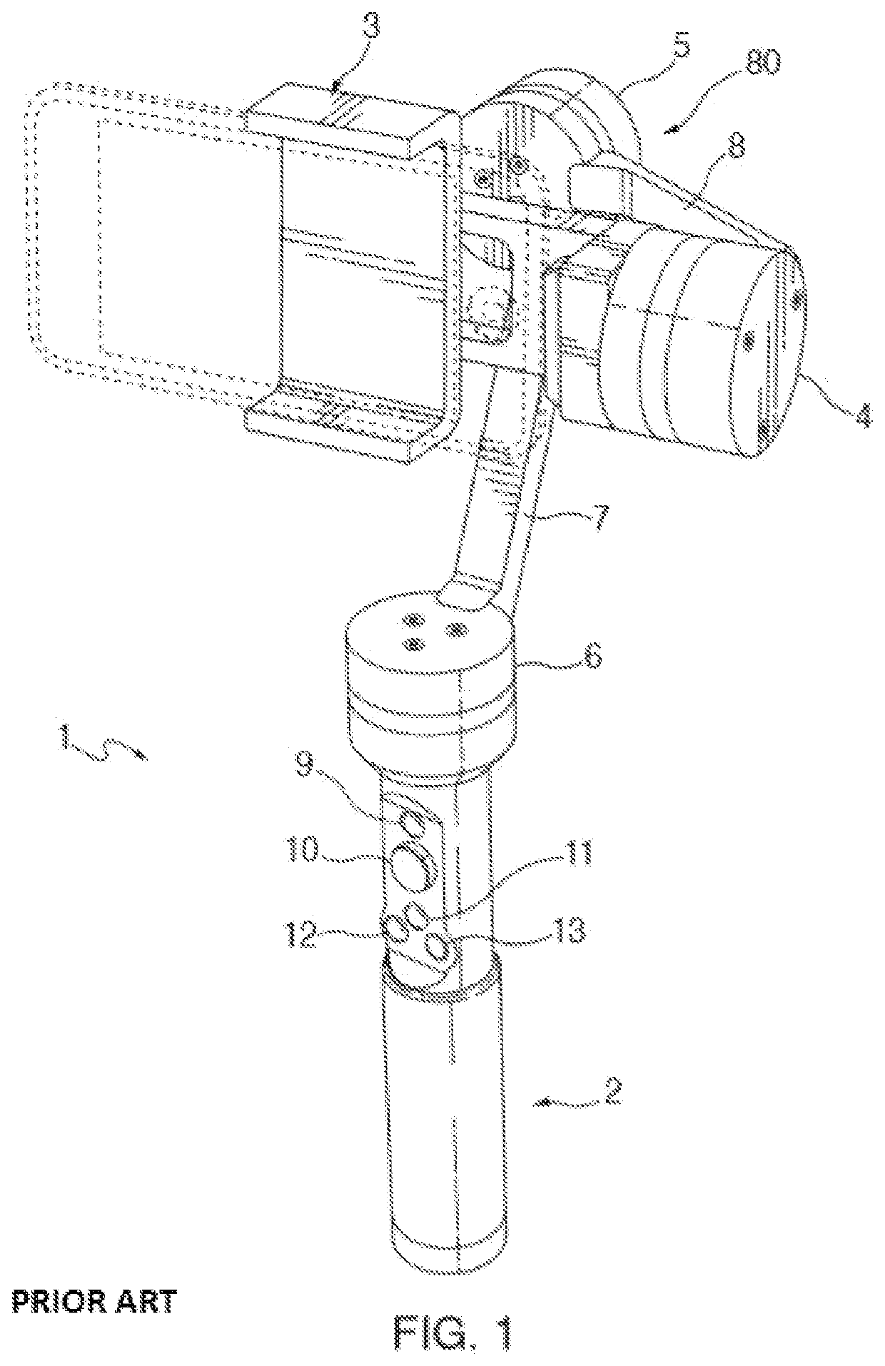 Device for supporting a smartphone or action video camera